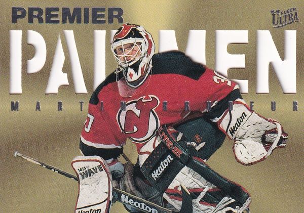 insert karta MARTIN BRODEUR 95-96 Fleer Ultra Premier Pad Men číslo 2 of 12